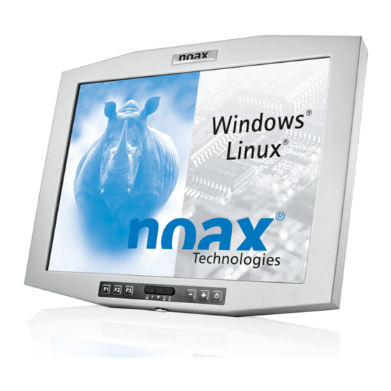 noax N11 Rugged Touchscreen PC Manuals