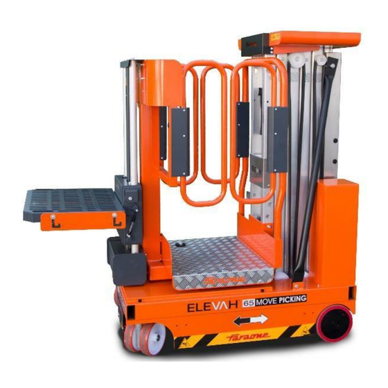 Faraone LEVAH 65 MOVE PICKING Use And Maintenance Instructions