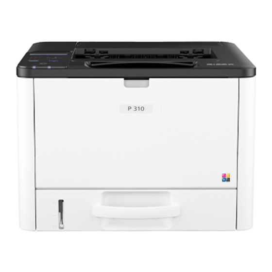Ricoh P311 Operating Instructions Manual