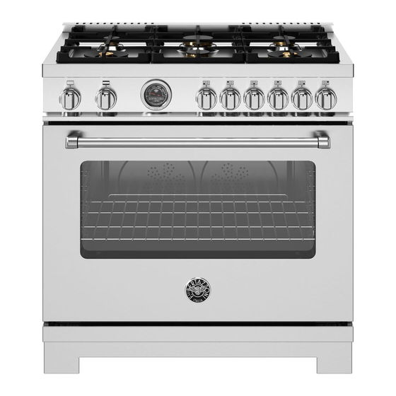 Bertazzoni MAS366BCFGMXTLP Installation, User And Maintenance Manual