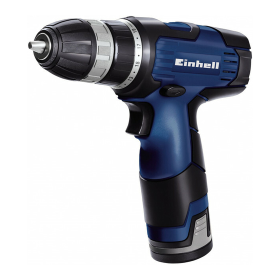 EINHELL BT-CD 12/1 Original Operating Instructions
