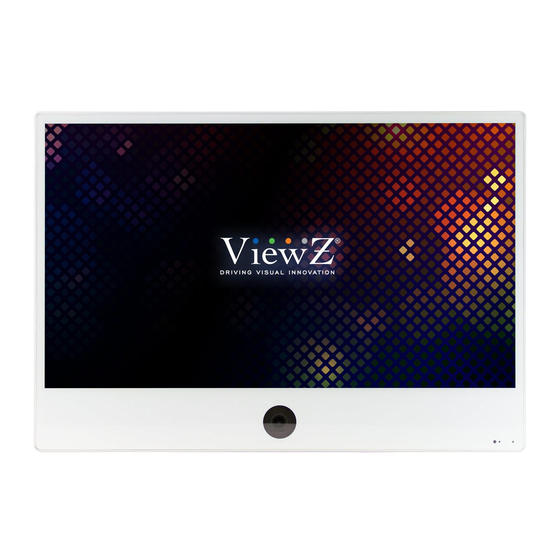 ViewZ TFT-LCD IP PUBLIC VIEW MONITOR Instruction Manual