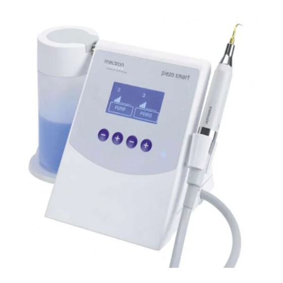 mectron piezo smart Manual Of Use And Maintenance