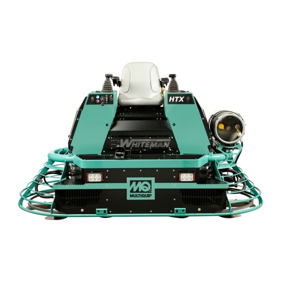MULTIQUIP Whiteman Series Operation Manual