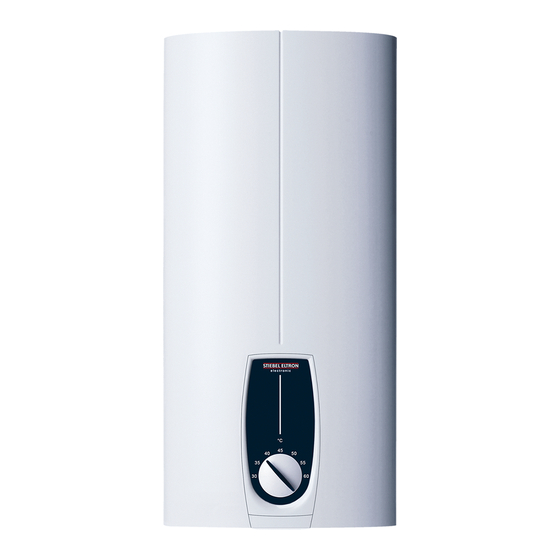 STIEBEL ELTRON DHB-E 11 SLi electronic Operating And Installation