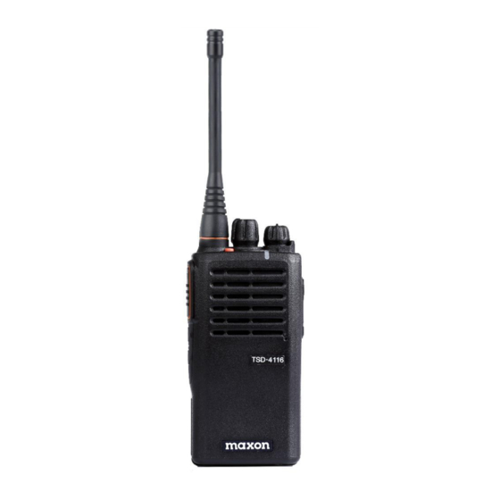 Maxon TSD-4000 Series User Manual