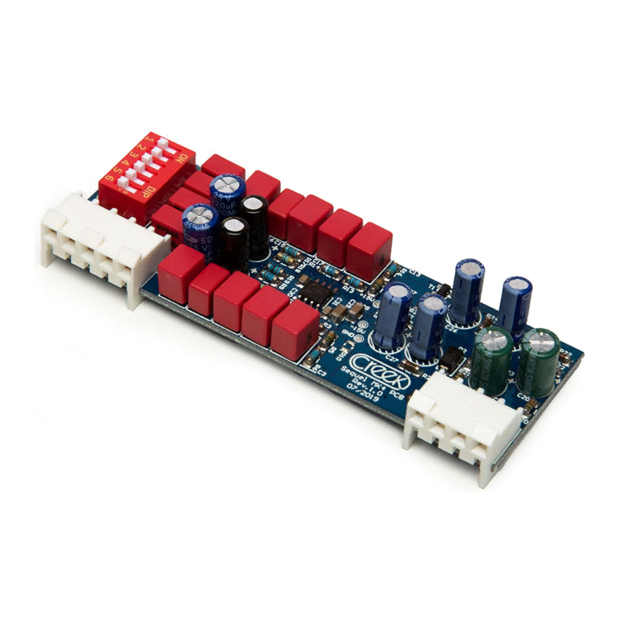 Creek Audio SEQUEL mk4 Instruction Manual