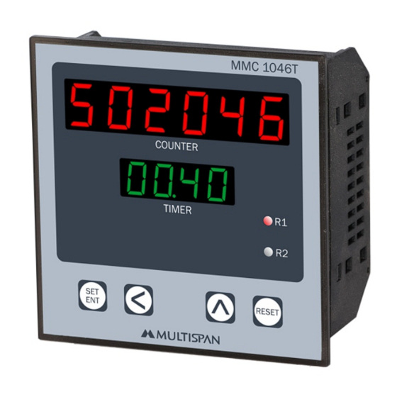 MULTISPAN MMC-1046T Operating Manual