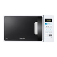 Samsung ME73A Owner's Instructions & Cooking Manual