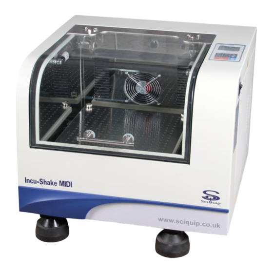 SciQuip Incu-Shake Series User Manual