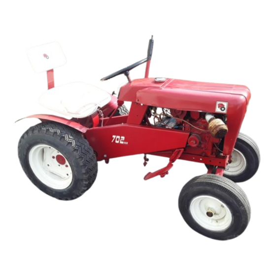 Wheel Horse 502 Operation And Service Manual With Parts List