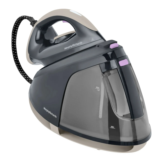 Morphy Richards Easy Steam Black Quick Start Manual
