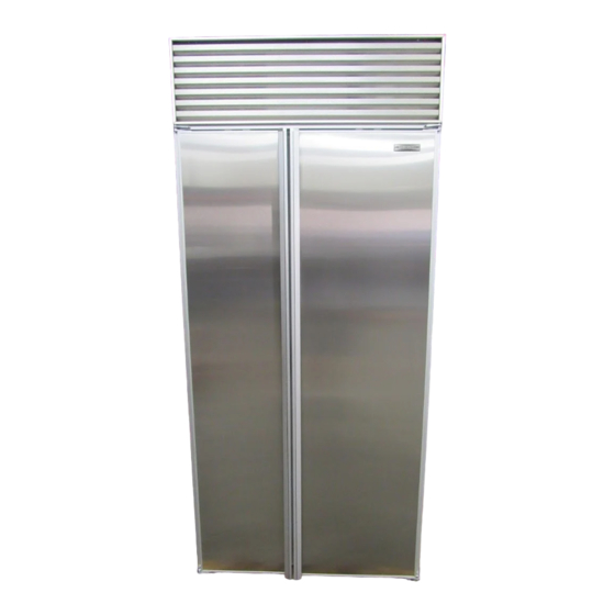 Sub-Zero 601R Installation Manual