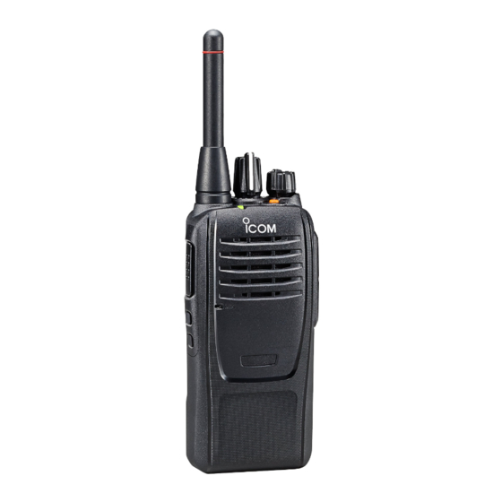 User Manuals: Icom IC-F29SR2 Portable Radio