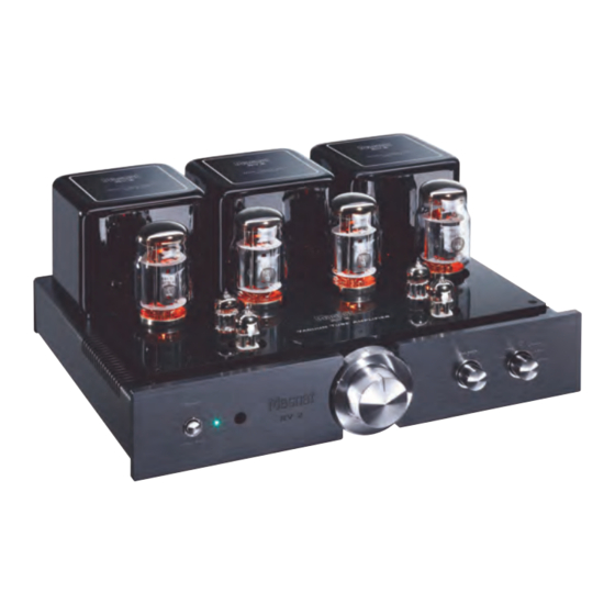 Magnat Audio RV 2 Tube Amplifier Manuals