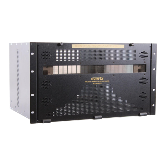 evertz EMX3-FR Multicard Frame Manuals