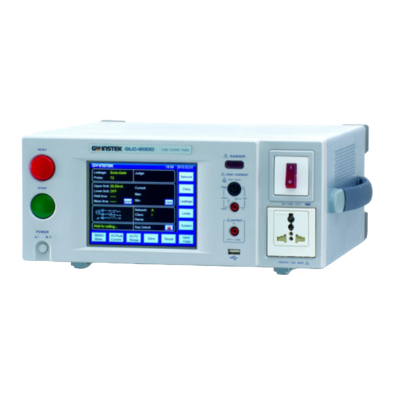 GW Instek GLC-9000 User Manual