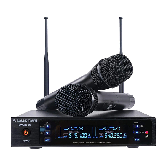 Sound Town SWM26-U2 Series Product Manual