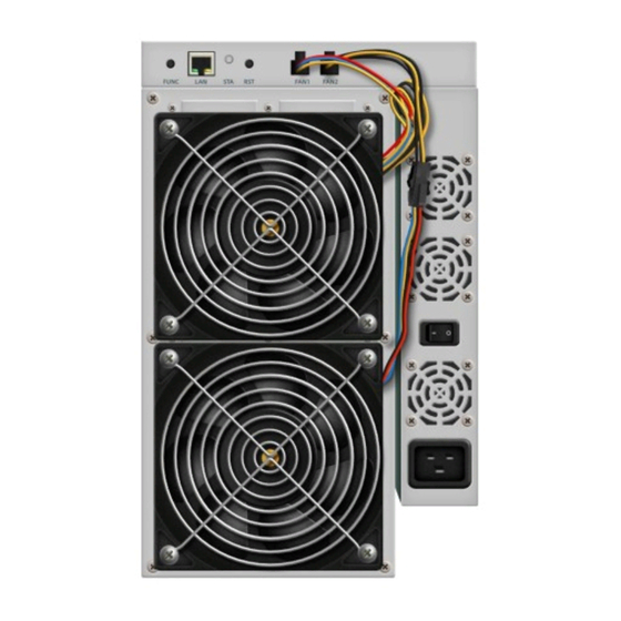 Canaan AvalonMiner 1066 Pro User Manual