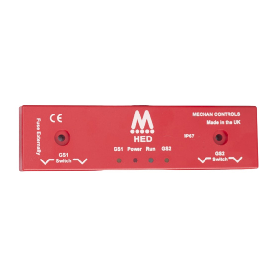Mechan SCU-1 Installation Manual