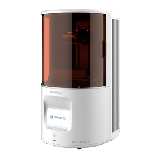 Shining 3D AccuFab-D1s User Manual