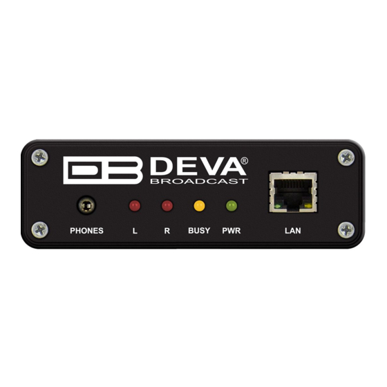 DEVA Broadcast DB90TX Maintenance And Operation Instruction Manual