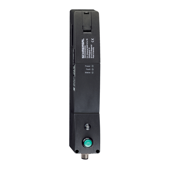 schmersal AZM201Z-I2-SK-T-1P2PW Instructions For Operation Manual