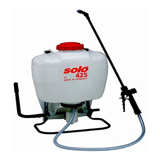 Solo 425-101 Operator's Manual & Parts List