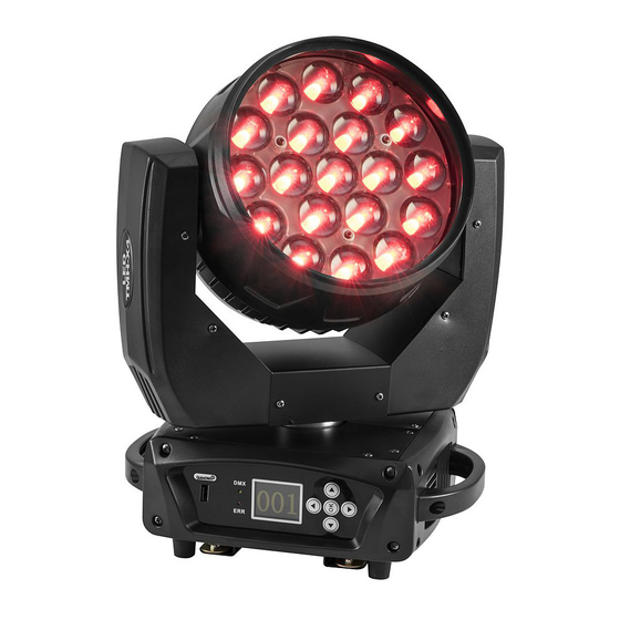 EuroLite LED TMH-X4 Moving Head Light Manuals