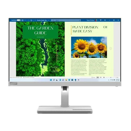 Lenovo L24m-40 User Manual