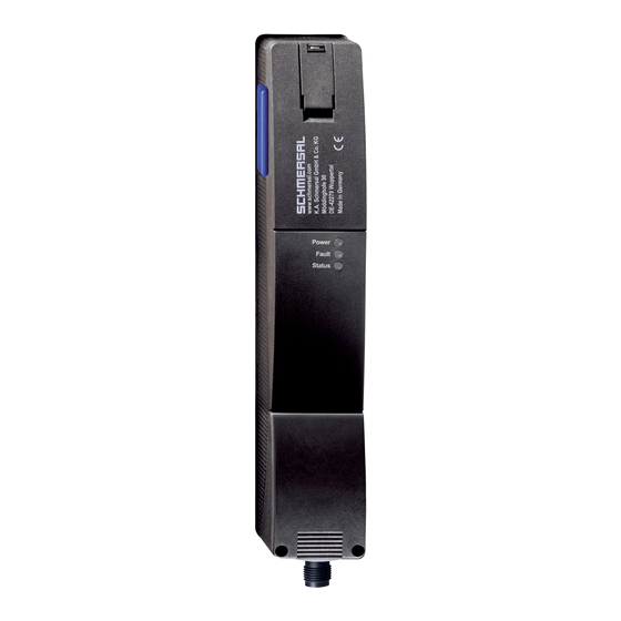 schmersal AZM201Z-I2-SK-T-1P2PW Manual