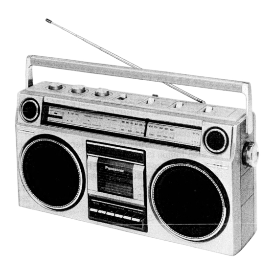 Panasonic RX-5025 Service Manual