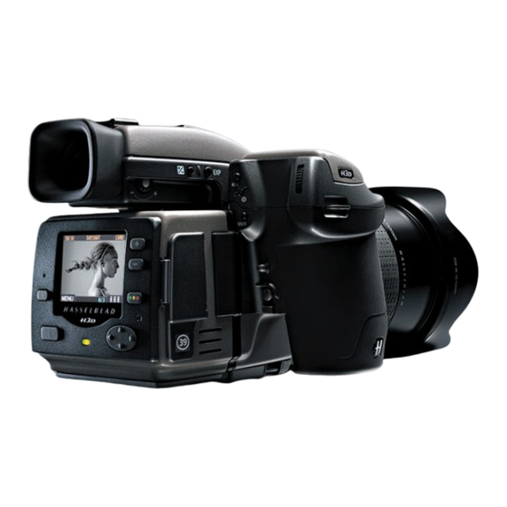 Hasselblad H3D 22 MPix User Manual