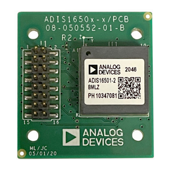 Analog Devices ADIS16501-2/PCBZ User Manual