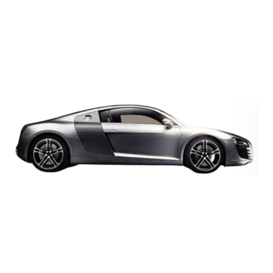 Audi R8 - QUICK EFEENCE GUIDE Quick Reference Manual