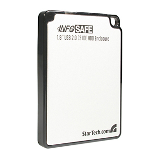 StarTech.com IDE1810U2Z Instruction Manual