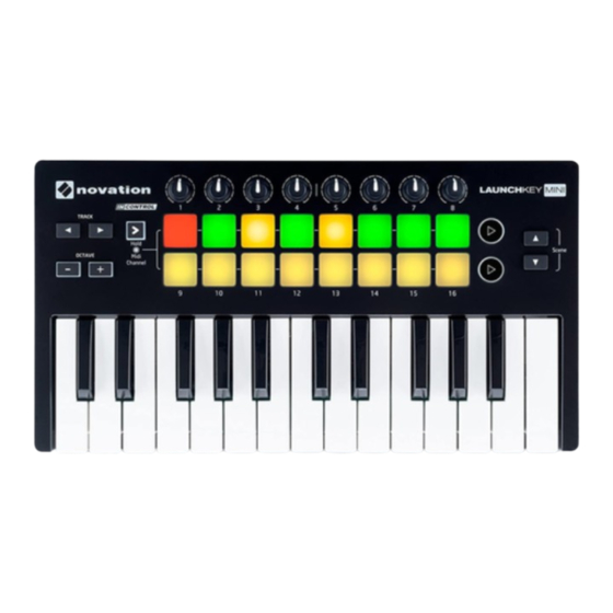 Novation Launchkey Mini Getting Started Manual