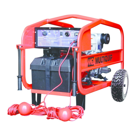 MULTIQUIP QP3Ti Operation And Parts Manual