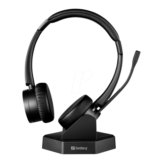 Sandberg Bluetooth Office Headset Pro+ User Manual