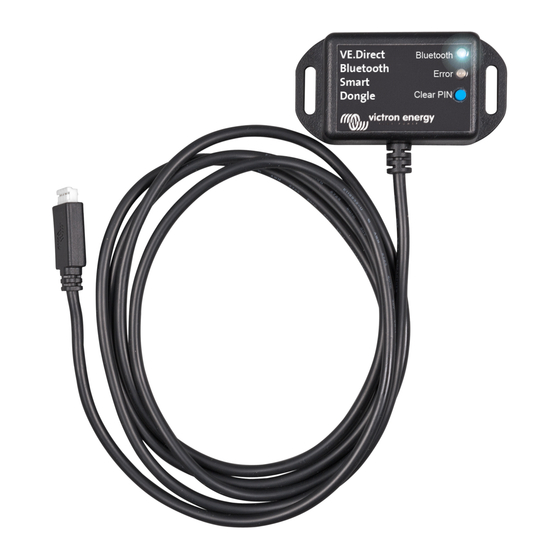 Victron energy VE.Direct Bluetooth Smart Dongle Manual