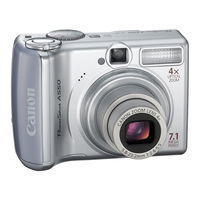 Canon PowerShot A550 Advanced User's Manual