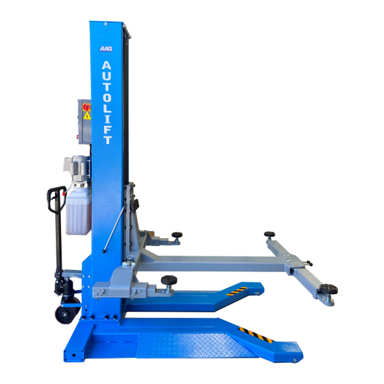 AAQ AutoLift AL-167251 Installation Manual & Operation Instructions
