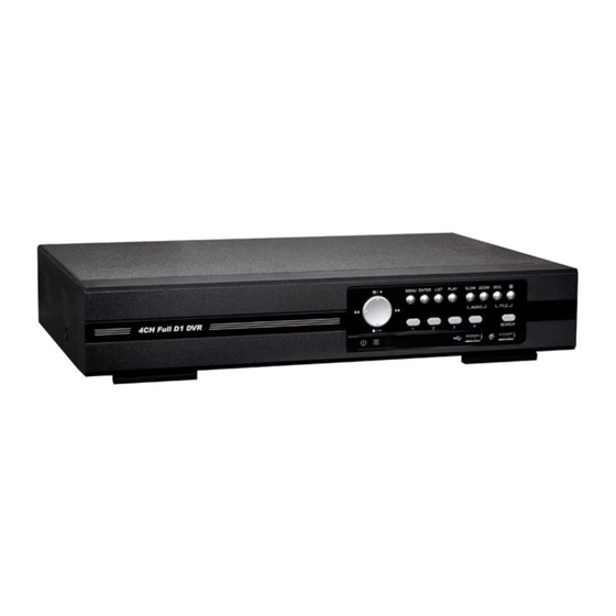 Velleman DVR4H3 Quick Installation Manual