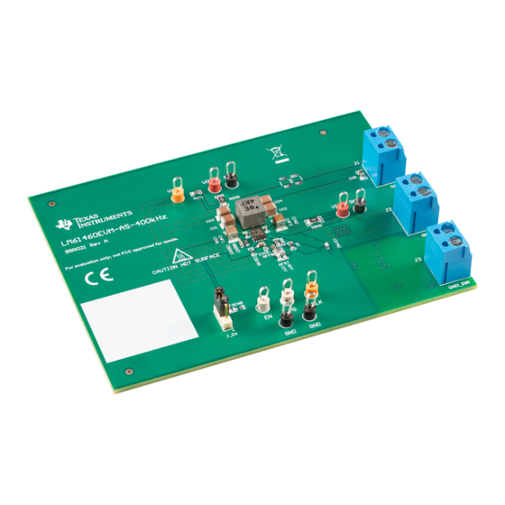 Texas Instruments LM61460-Q1 EVM Manuals