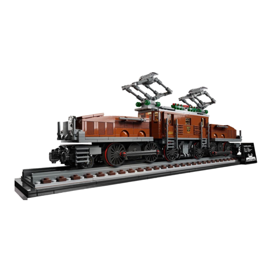 Glow Bricks Crocodile Locomotive Lego 10277 Installation Manual