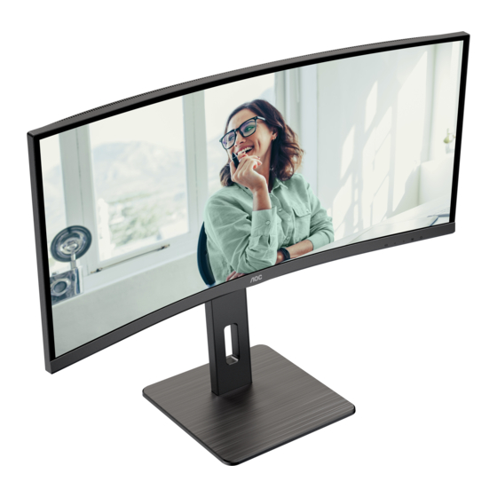 AOC CU34P3CV User Manual