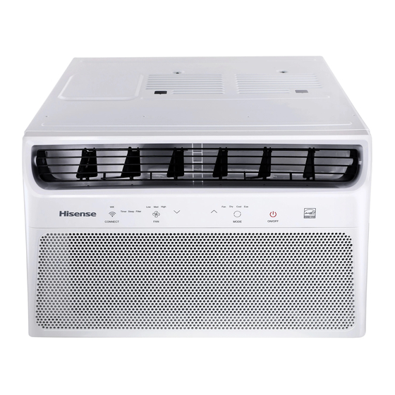 Hisense HAW0821CW1W Use And Installation Instructions