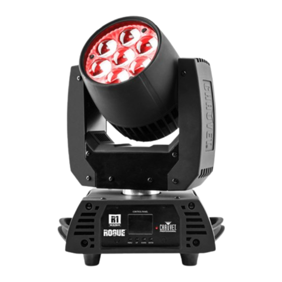 Chauvet Rogue R1 Quick Reference Manual