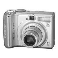 Canon PowerShot A550 User Manual