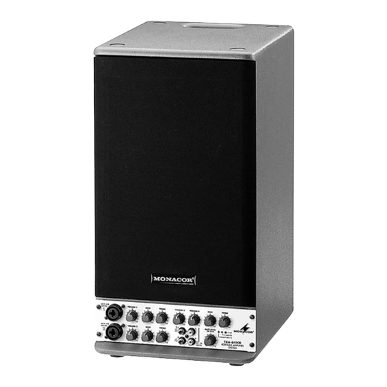 Monacor TXA-610CD Instruction Manual